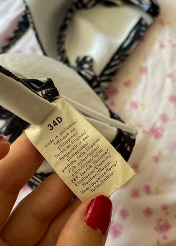 l Beden siyah Renk Zebra Desenli Bohem Bikini