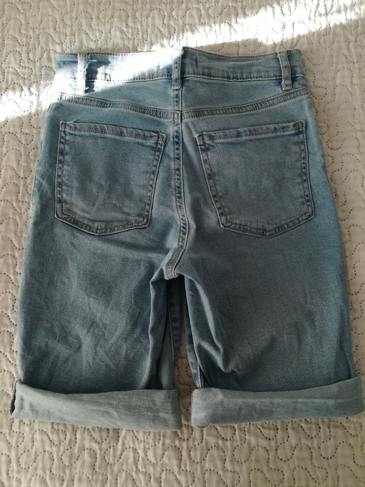 LCW Fit Kadın Jeans Denim Mini Şort - Görsel 3