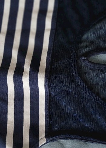 Çizgili kız çocuk elbise - Görsel 2