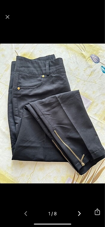 Siyah kumaş pantolon