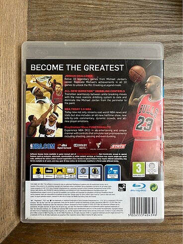 2K Orijinal NBA 2K11 oyun PS 3