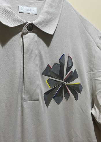 Gri Kısa Kollu Erkek Polo Tişört - Görsel 2