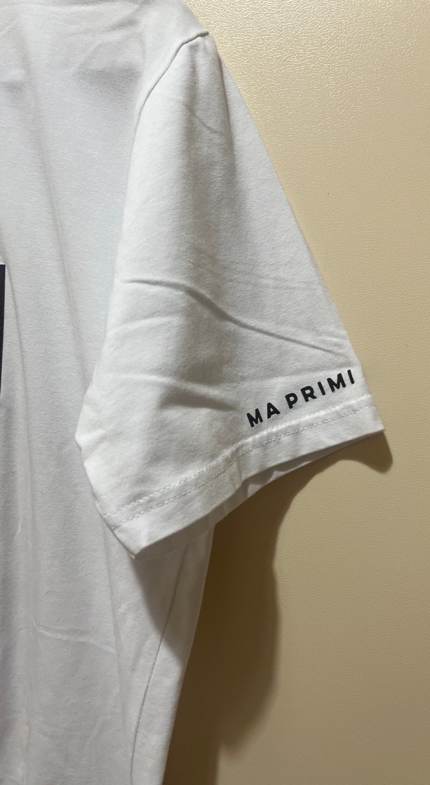 Beyaz Baskılı Erkek Tişörtü Ma Prımı Giovani - Görsel 3