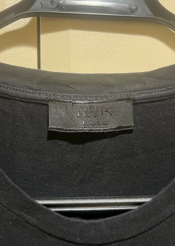 Zincir Detaylı Siyah Erkek Tişört Rh45 London - Görsel 3