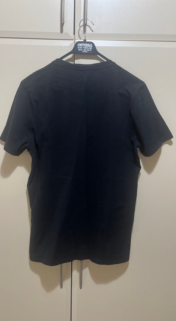 Zincir Detaylı Siyah Erkek Tişört Rh45 London - Görsel 4