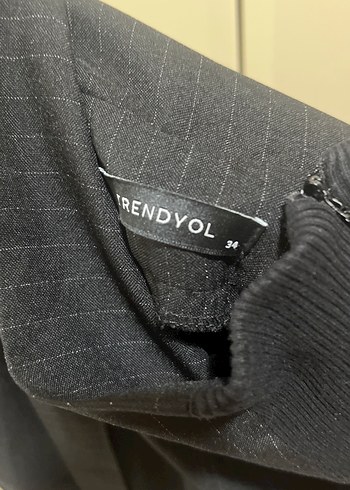 Kemerli Siyah Kadın Pantolon - Görsel 4