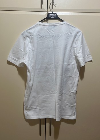 Beyaz Baskılı Erkek Tişört Rh45 London - Görsel 5