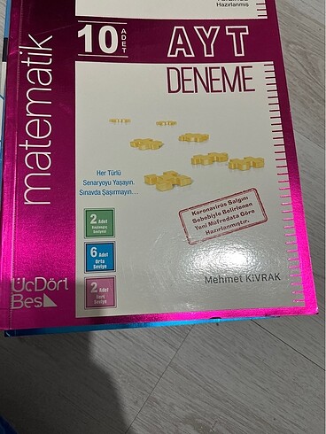 345 Ayt matematik deneme