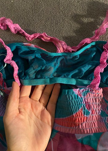 Zara Bohem Çok Renkli Midi Mini Elbise