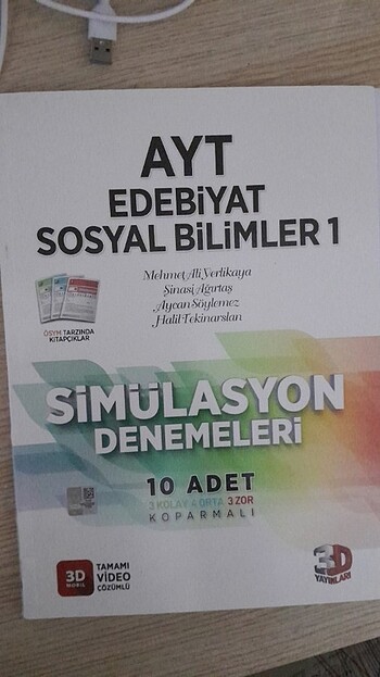 3D yayınları Ayt Edebiyat Sosyal Bilimler 1