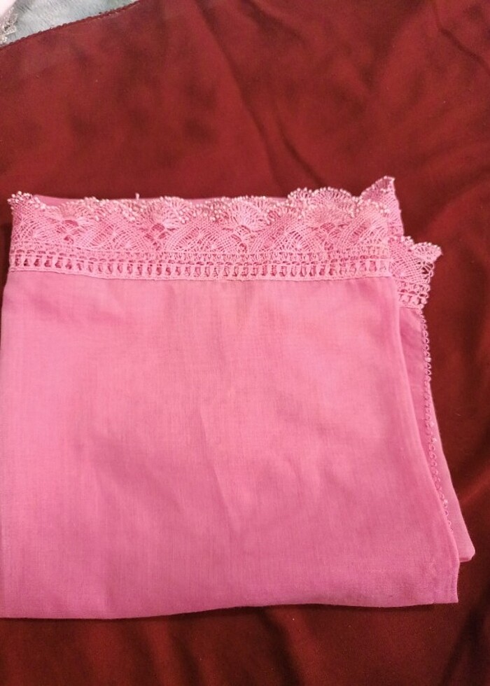 Pembe tülbent  - Görsel 2