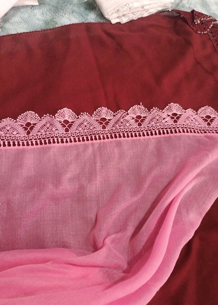 Pembe tülbent  - Görsel 3