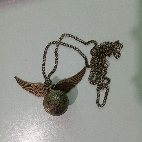 Harry Potter Golden Snitch Saatli Kolye