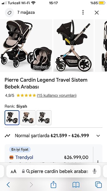 Pierre carden bebek arabası