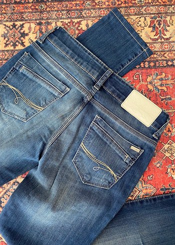 düşük bel vintage jean - Görsel 3