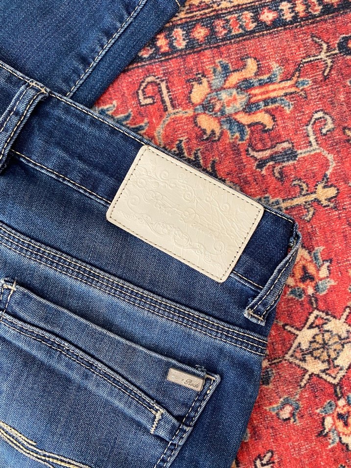 düşük bel vintage jean - Görsel 5