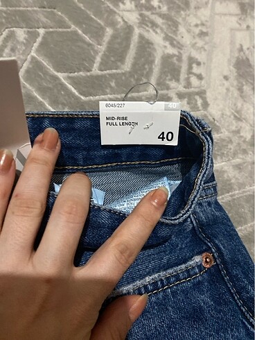 40 Beden Zara kadın kot pantolon