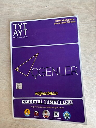 Tyt-Ayt Geometri Rehber Mat seti ve Tyt Matemetik Çıkmış sorular