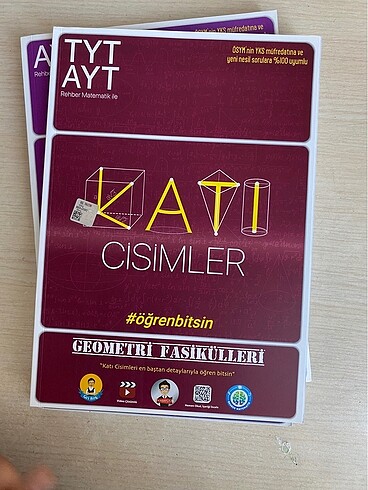 Beden Tyt-Ayt Geometri Rehber Mat seti ve Tyt Matemetik Çıkmış sorular