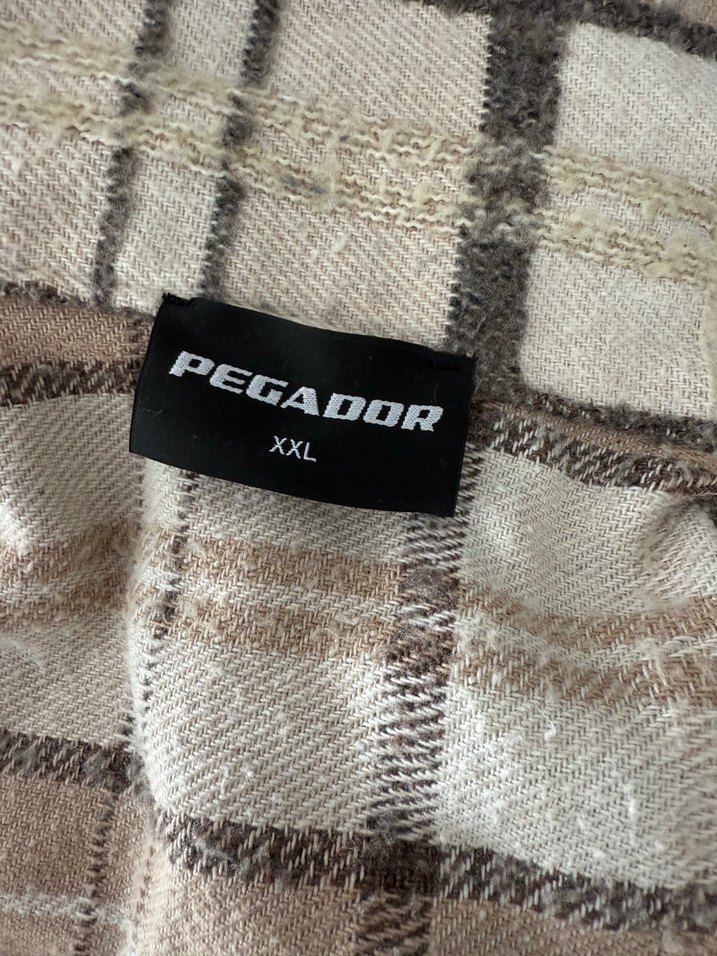 Düğmeli Bej Ekose Midi Ceket - Görsel 4