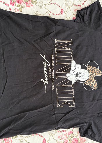 Siyah Minnie Mouse Tişört - Görsel 2