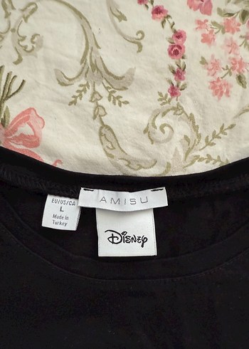 Siyah Minnie Mouse Tişört - Görsel 3