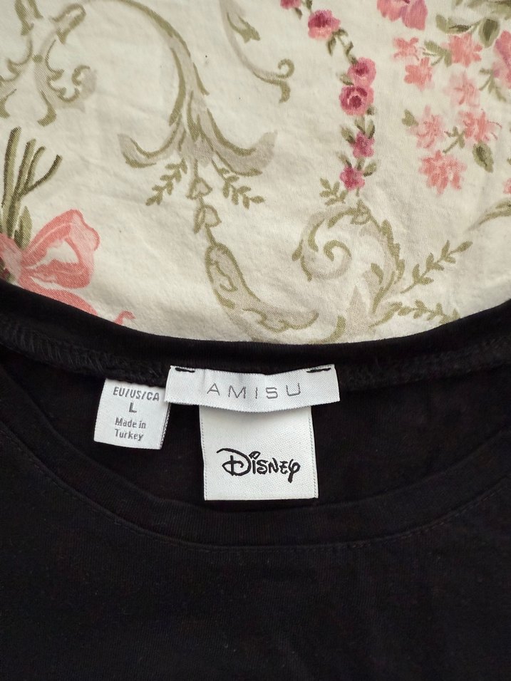 Siyah Minnie Mouse Tişört - Görsel 3