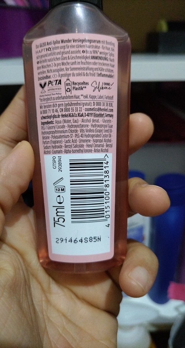 Schwarzkopf Gliss Anti-Spliss Serum - Görsel 2