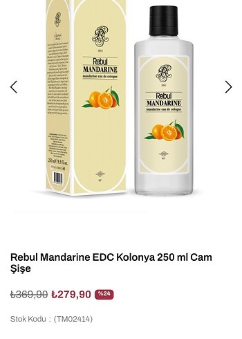 Rebul Mandarine ve Pine Forest Kadın Kolonyası, tanesi 250 tl - Görsel 3
