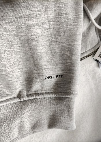 Gri Fermuarlı Kadın Sweatshirt - Görsel 6