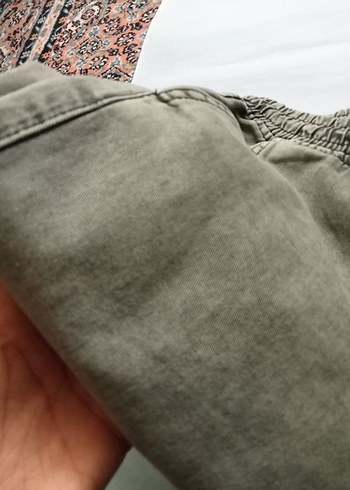 Alexander McQueen Bej Keten Midi Kadın Pantolon