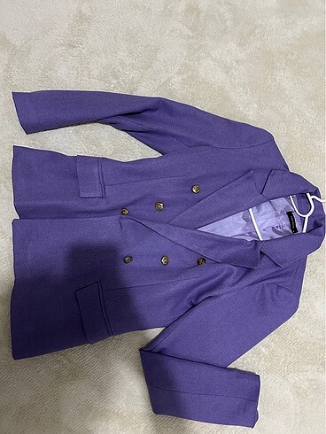 Mor blazer ceket