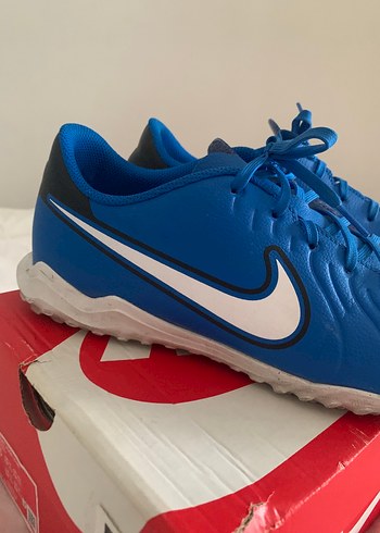 Mavi Erkek Futbol Ayakkabısı Velcro Detaylı - Görsel 3