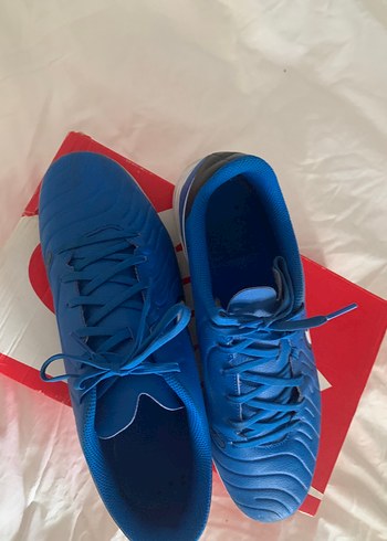 Mavi Erkek Futbol Ayakkabısı Velcro Detaylı - Görsel 5