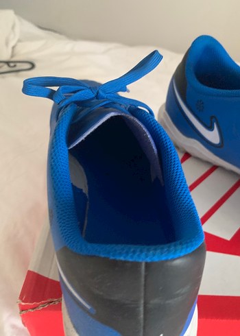 Mavi Erkek Futbol Ayakkabısı Velcro Detaylı - Görsel 4