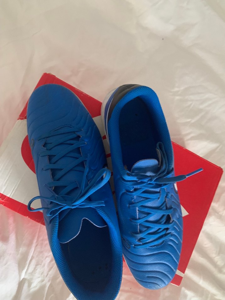 Mavi Erkek Futbol Ayakkabısı Velcro Detaylı - Görsel 5