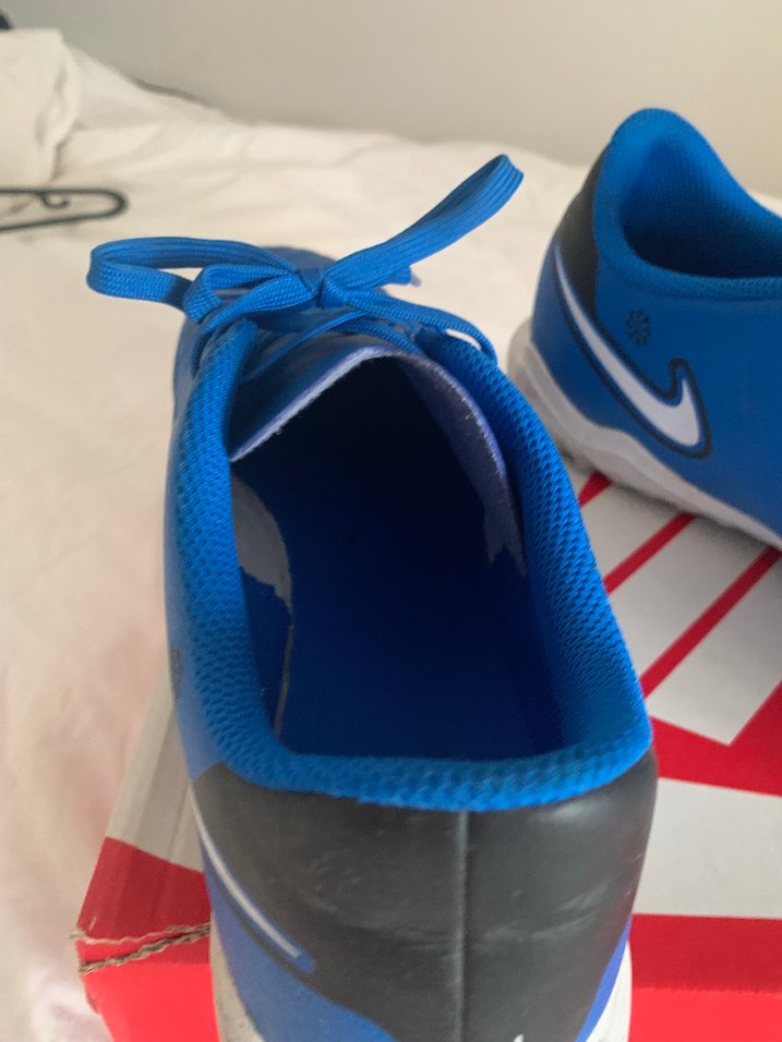 Mavi Erkek Futbol Ayakkabısı Velcro Detaylı - Görsel 4