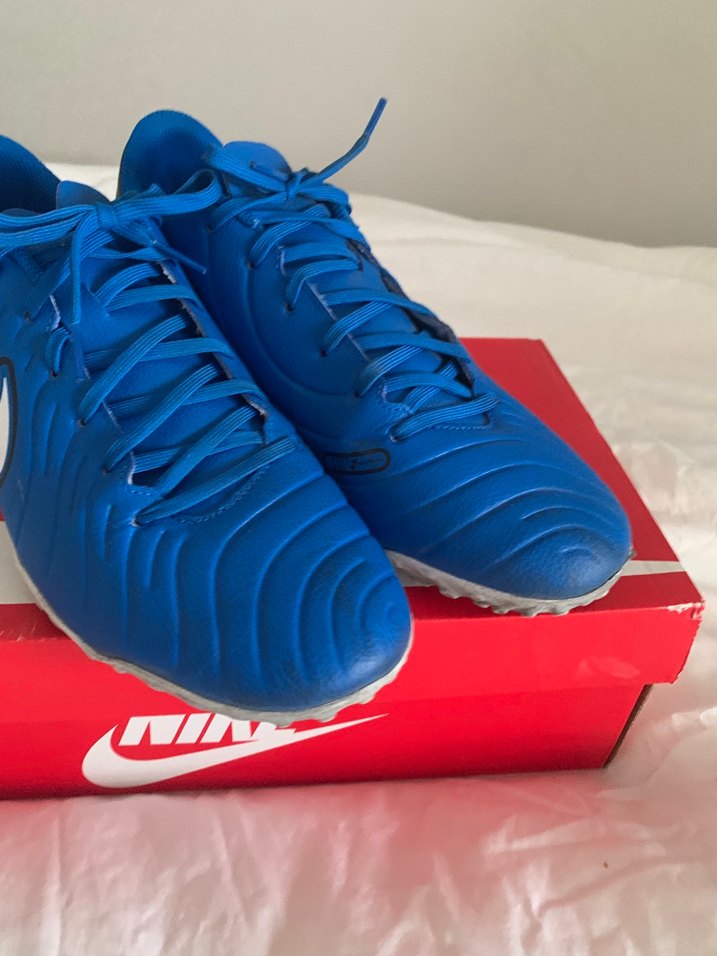 Mavi Erkek Futbol Ayakkabısı Velcro Detaylı - Görsel 2