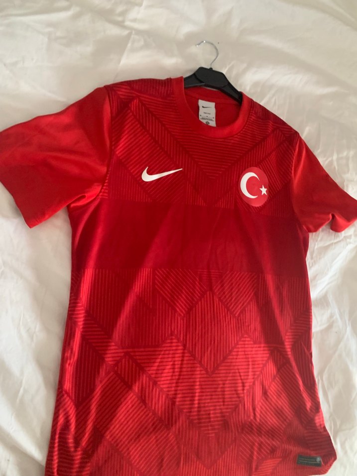 Kırmızı Erkek Futbol Türkiye Tişörtü - Görsel 5