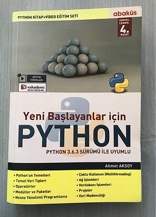 Bilgisayar python eğitim kitab