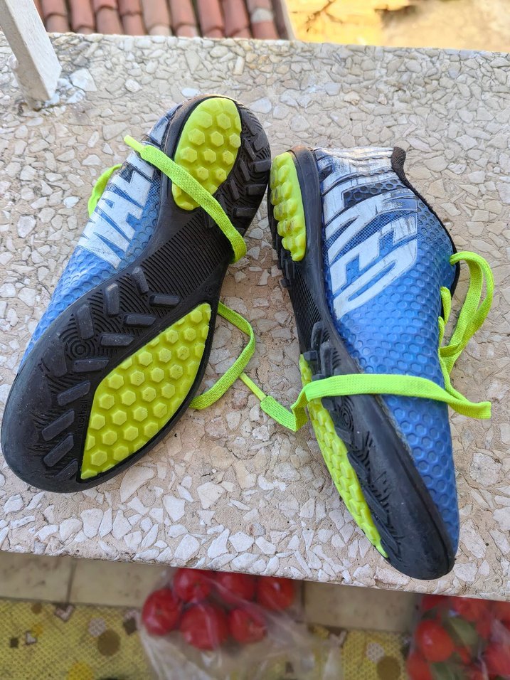 Erkek Çocuk Yılan Desenli Mavi Spor Ayakkabı - Görsel 4