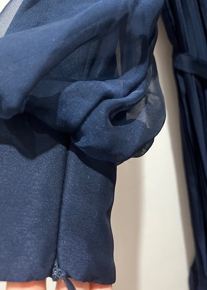 Tesettür abiye tesettür elbise - Görsel 5