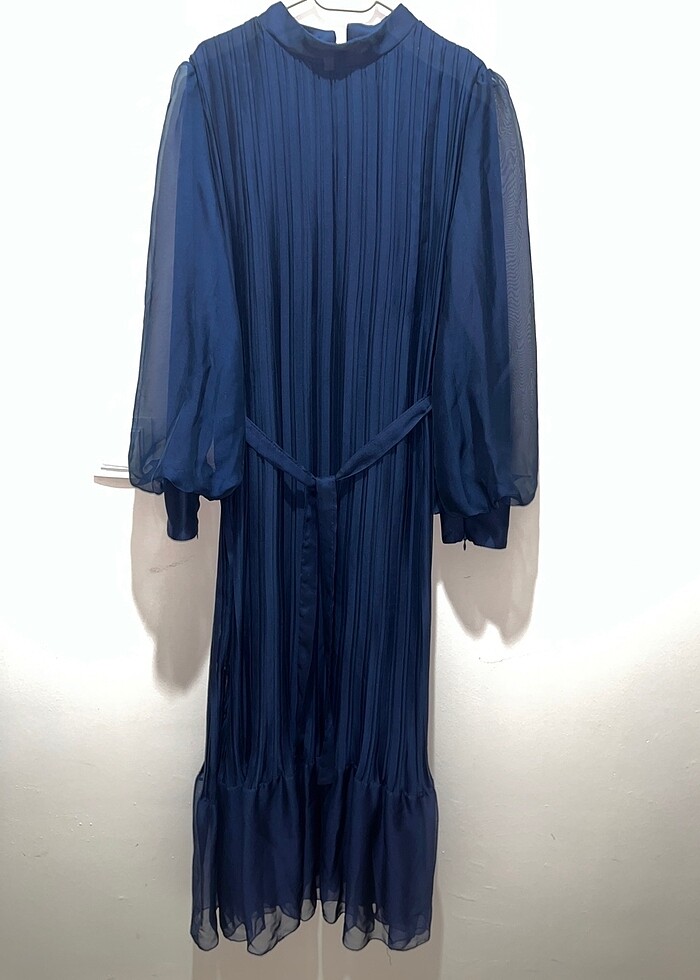 Tesettür abiye tesettür elbise - Görsel 3