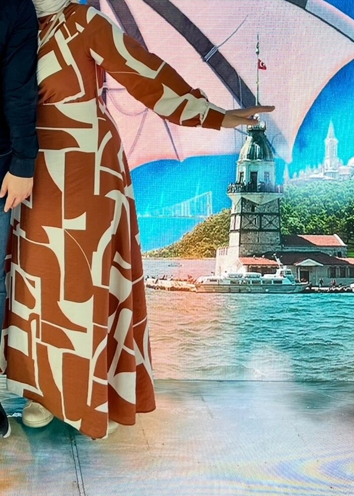 tesettür
 elbise - Görsel 3