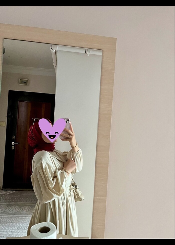 tericoton yazlık tesettür elbise - Görsel 5