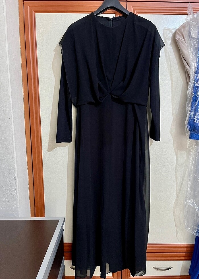 Şifon tesettür tulum - Görsel 2