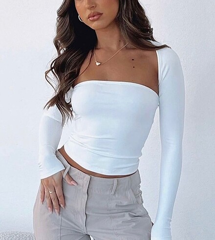 Bolerolu straplez Crop