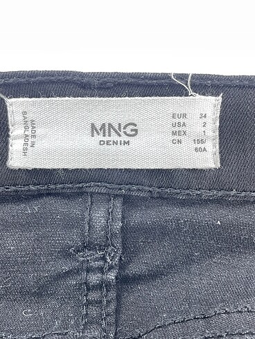 34 Beden siyah Renk Mango Jean / Kot %70 İndirimli.