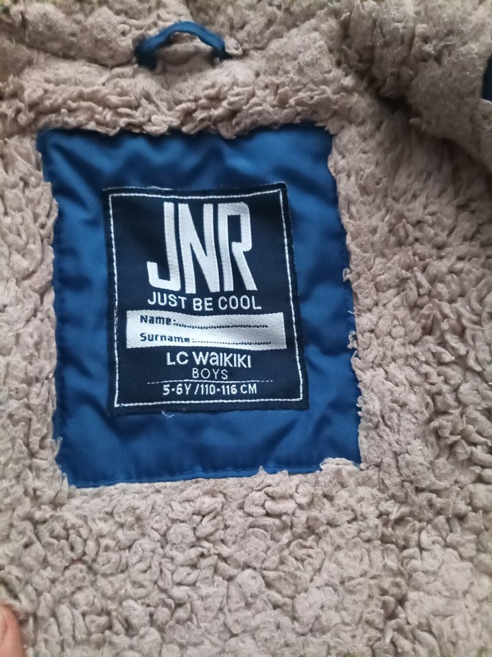 Koyu Mavi Kürklü Erkek Çocuk Mont - Görsel 4