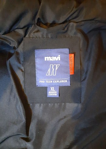 Mavi Pro Tech Erkek Mont Su Geçirmez - Görsel 4